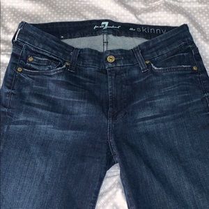 7 for all mankind skinny jeans